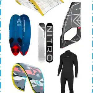 Neue Ware 1433 - Board, Segel, Gabelbaum, Mast, Foil, Trapez, Zubehör