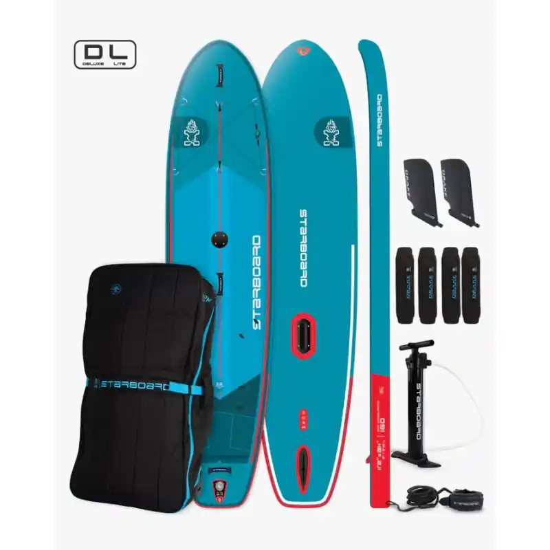 Zertifiziert WindSUP Starboard iGo Windsurfing Deluxe Lite 2026 - 11,2 x 31 x 6