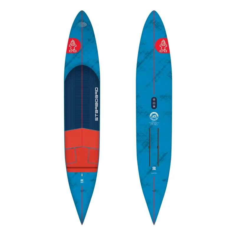 Online Kaufen Wingfoilboard Starboard Ace Foil Lightning ohne Fußschlaufen-Einsätze Blue Carbon 2025
