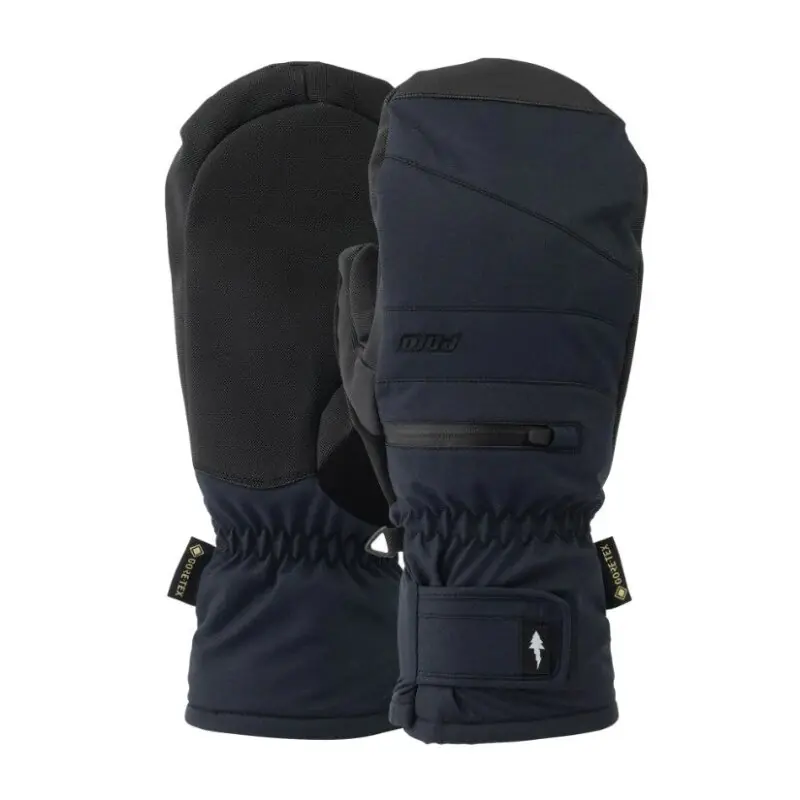 Snowboard-Handschuh Pow Wayback GTX Short Mitten Glove Black Saisonangebot