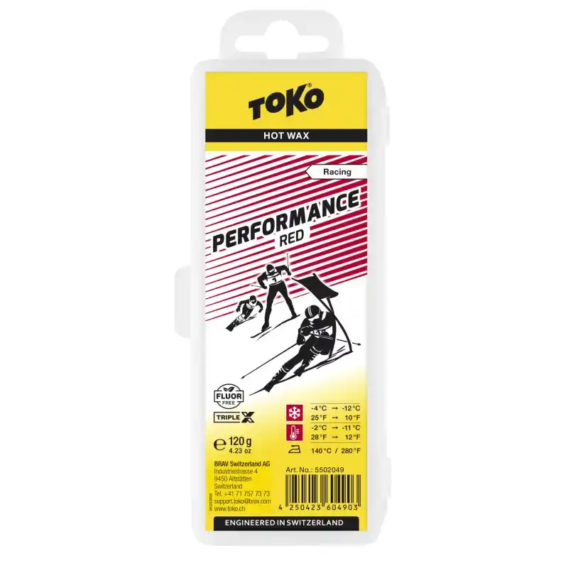 Ski- & Snowboardwachs Toko Performance Hot Wax Red Top-Angebot