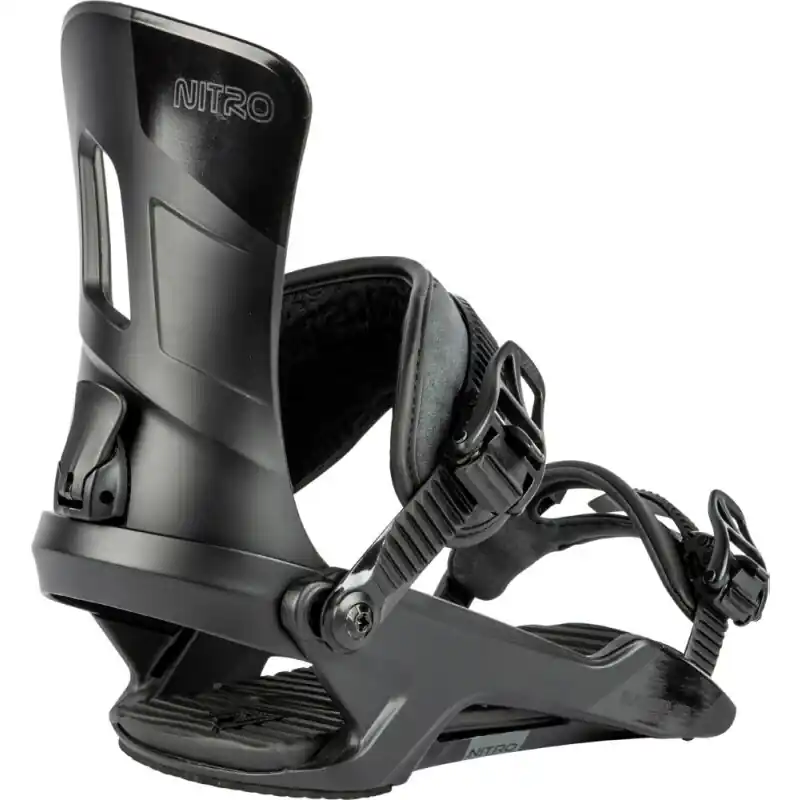 Snowboard-Bindung Nitro Rambler Ultra Black 2024 / 2025 Heißes Angebot