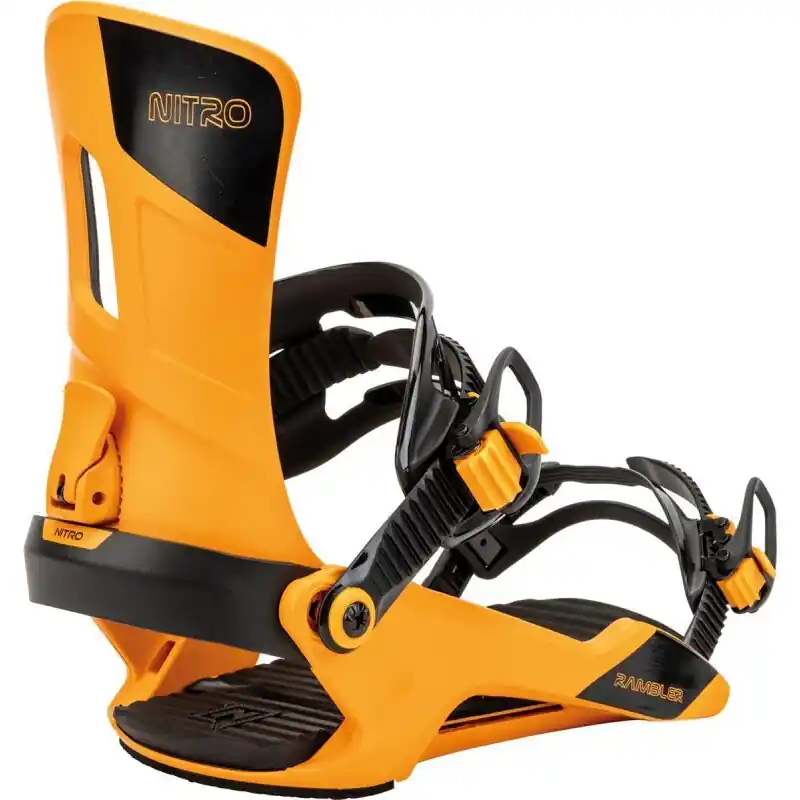 Begrenztes Angebot Snowboard-Bindung Nitro Rambler Orange 2024 / 2025