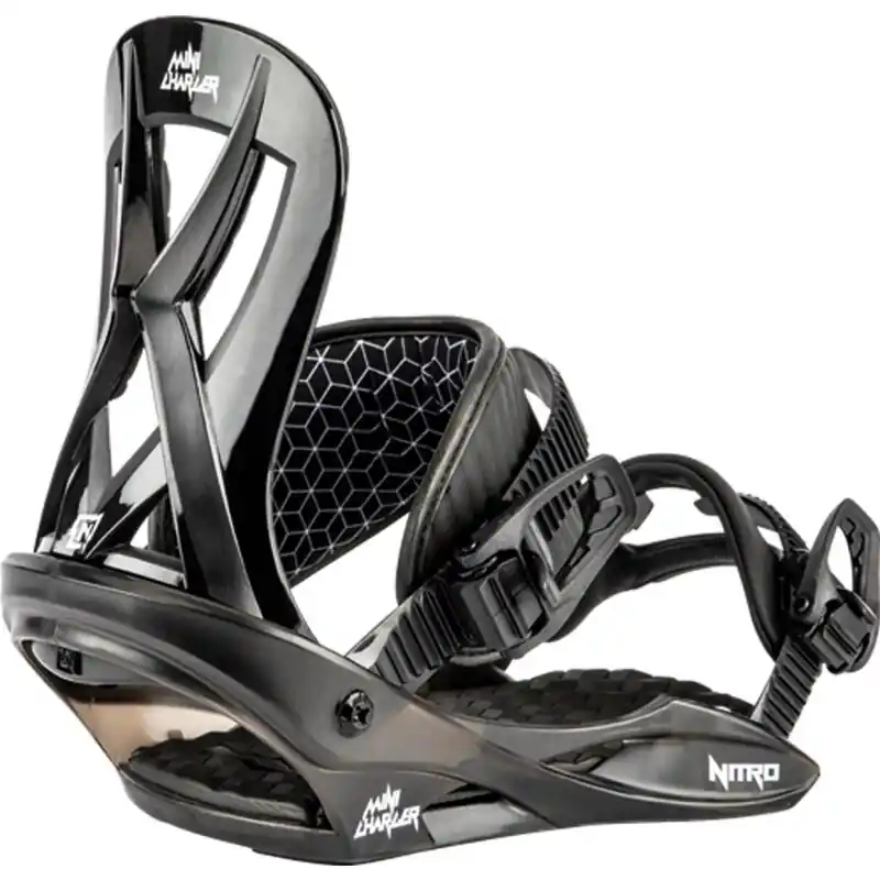 Wochenendangebot Snowboard-Bindung Nitro Charger Mini Black 2024 / 2025