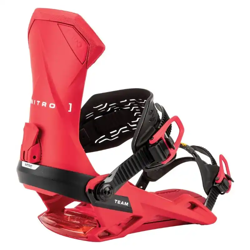 Snowboard-Bindung Nitro Team Vivid Red 2025 / 2026 Echt