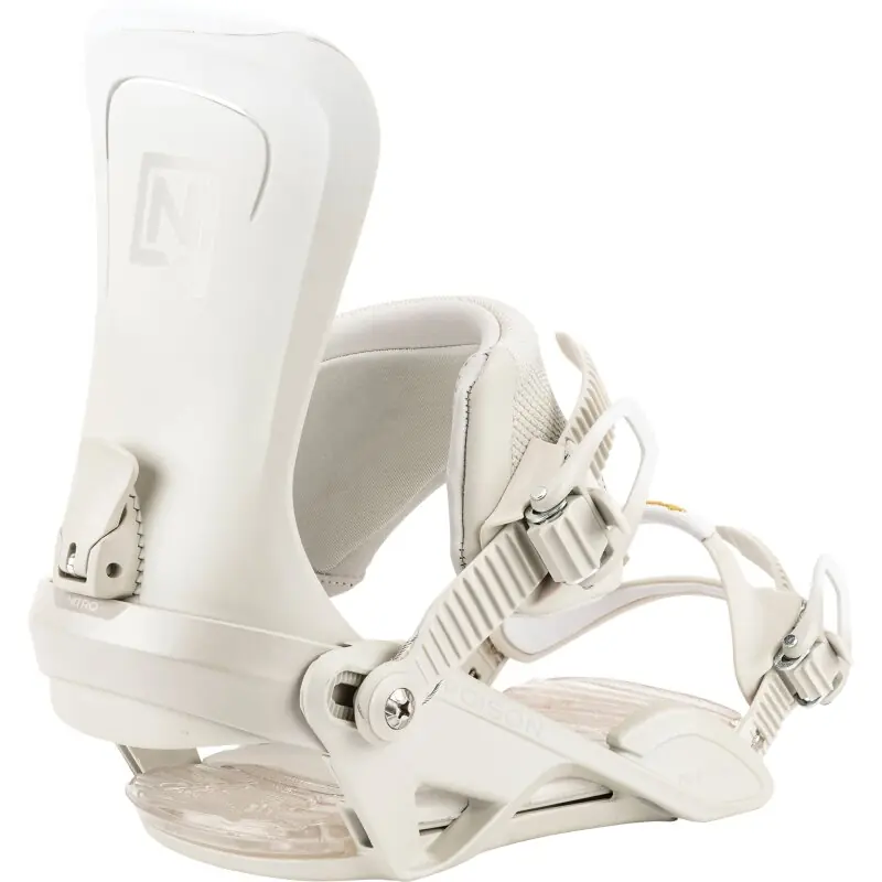 Snowboard-Bindung Nitro Poison White 2025 / 2026 Schneller Versand