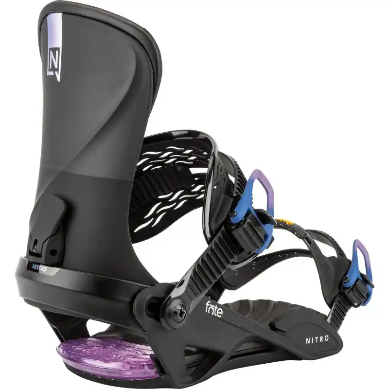 Preisreduziert Snowboard-Bindung Nitro Fate Ultra Black 2025 / 2026