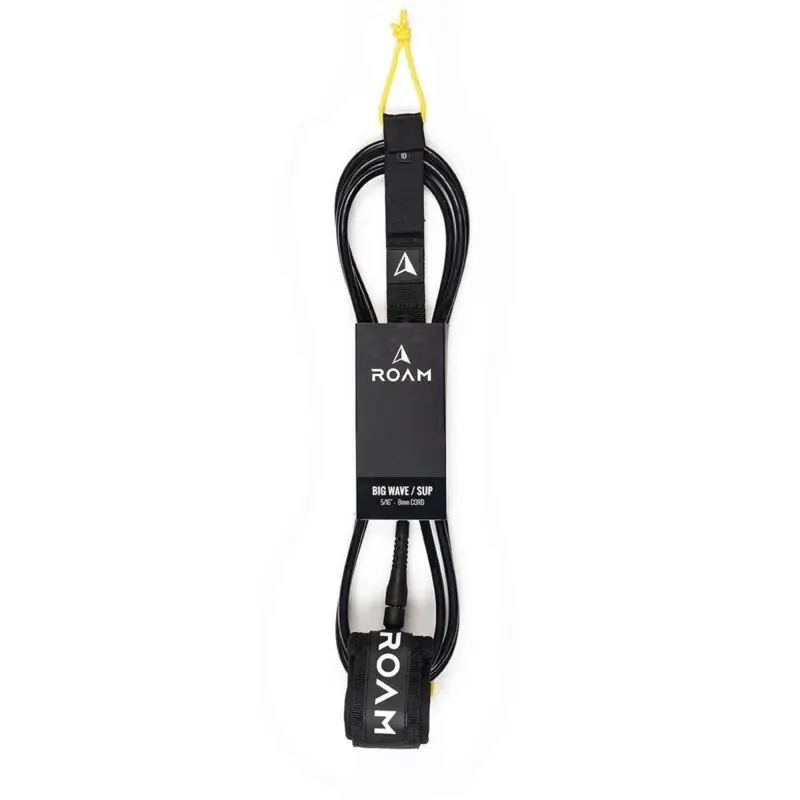 Sonderaktion ROAM Surfboard Leash Big Wave 9.0 8mm Schwarz
