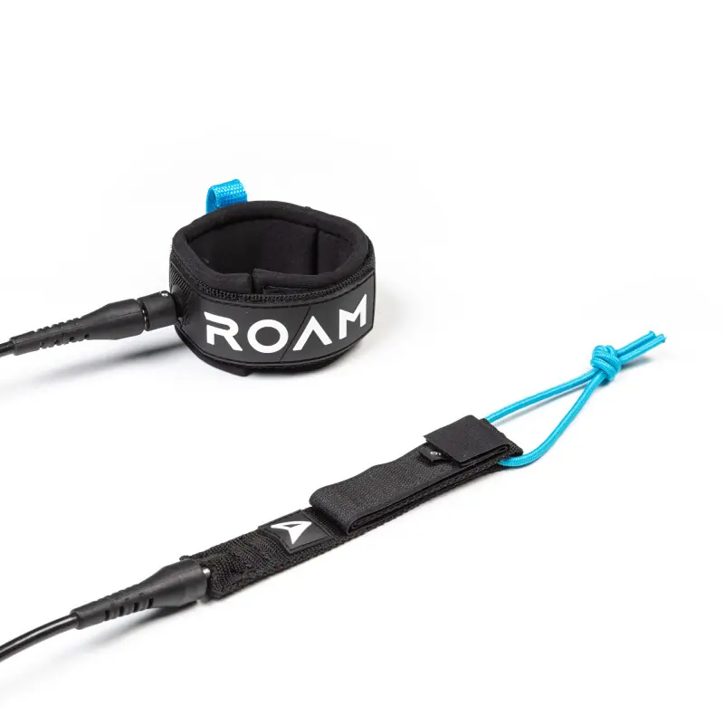 Markenware ROAM Surfboard Leash Comp 5.0 Schwarz