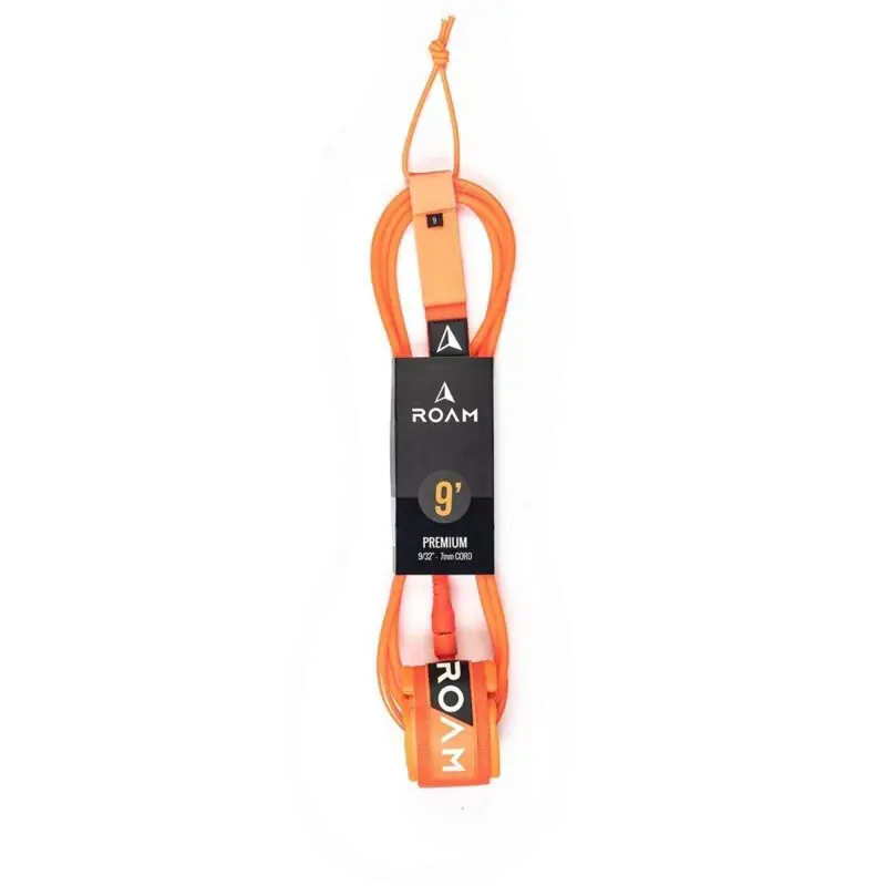 Finale Aktion ROAM Surfboard Leash Premium 9.0 Orange