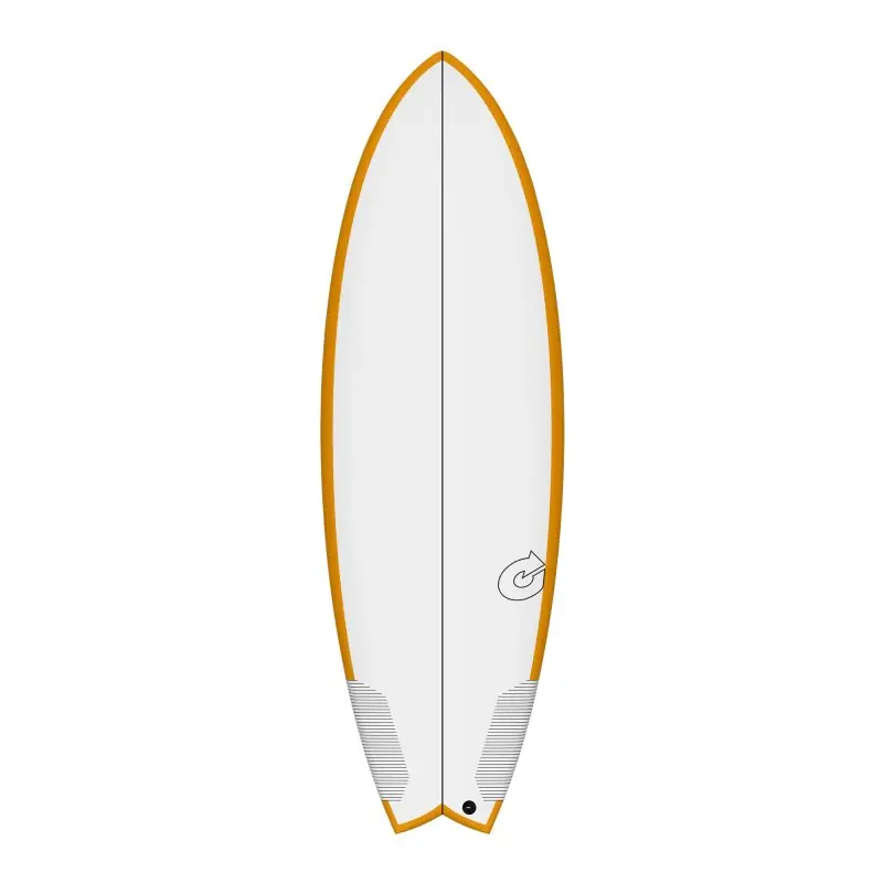 Schneller Versand Surfboard TORQ TEC Summer Fish 5.6 Rail Orange