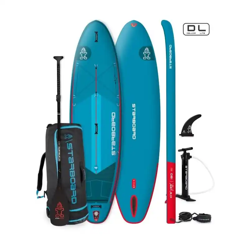 i-SUP Starboard iGO Deluxe Lite Roll 2026 - 10,8 x 33 x 6 - KOMPLETTSET Geprüft