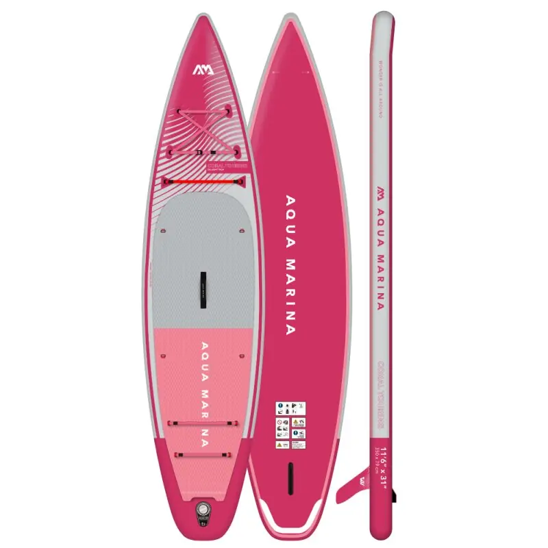 i-SUP Aqua Marina Coral Touring 2025 - 11‘6" x 31" x 6" KOMPLETTSET Sofort Bestellen