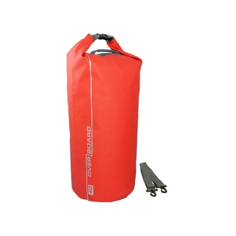 OverBoard wasserdichter Packsack 40 Liter Rot Echt