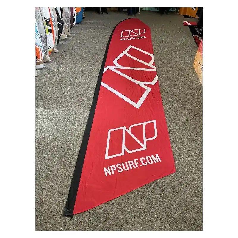 Beachflag, NP Surf rot 100 x 510 cm (gebraucht) Markenprodukt