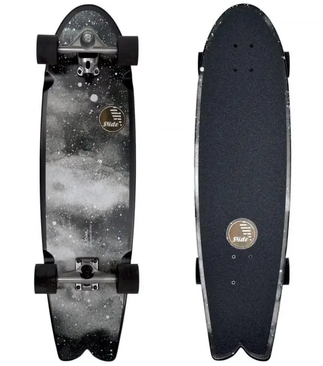 Preisreduziert Slide Surfskateboard Neme Pro Model Spacial 35"