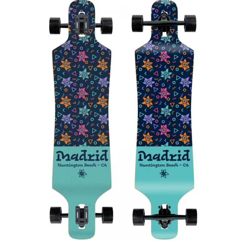 Madrid Flowers Spade 39" Longboard Complete Preiswert