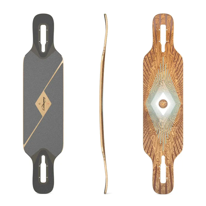 Schnäppchen Loaded Tan Tien Prism 39" Drop Through Longboard Deck