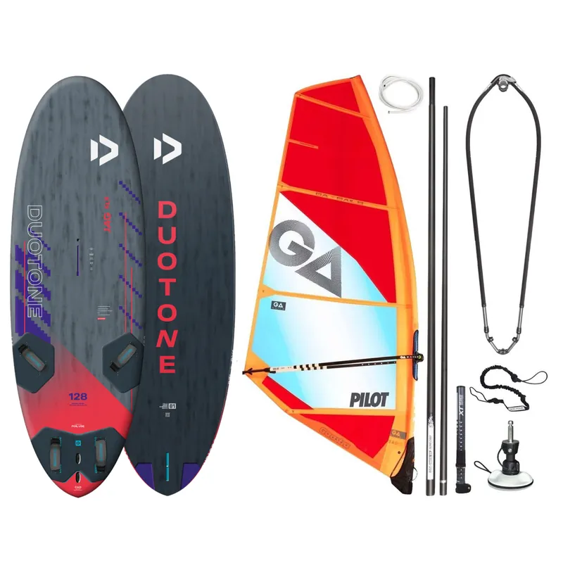 Duotone JAG SLS + Gaastra Pilot Rig – kompletter Windsurfer · Surf und Ski // Surfline Preis Gesenkt