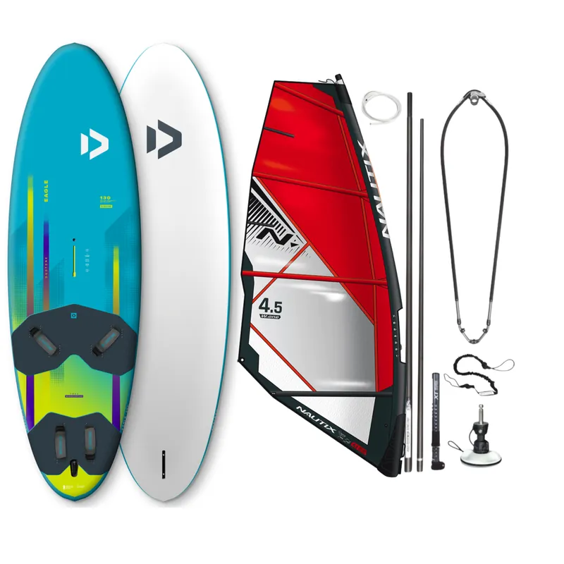 Duotone Eagle + Nautix rig - komplet windsurfer · Surf und Ski // Surfline Knallerangebot