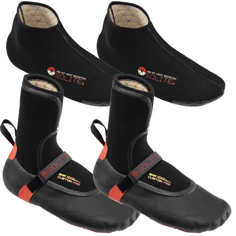 Saisonangebot Solite 8 mm Custom Fire Neoprenstiefel · Surf und Ski // Surfline