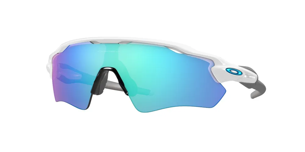 Oakley Radar Ev Path - Prizm Sapphire - Polierter weißer Rahmen · Surf und Ski // Surfline Top-Angebot