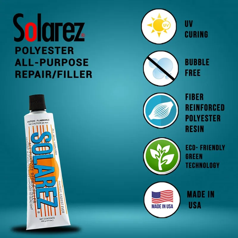 Sonderaktion Solarez Polyester-Allzweck-3,5-OZ-Röhre – Reparaturlimit · Surf und Ski // Surfline