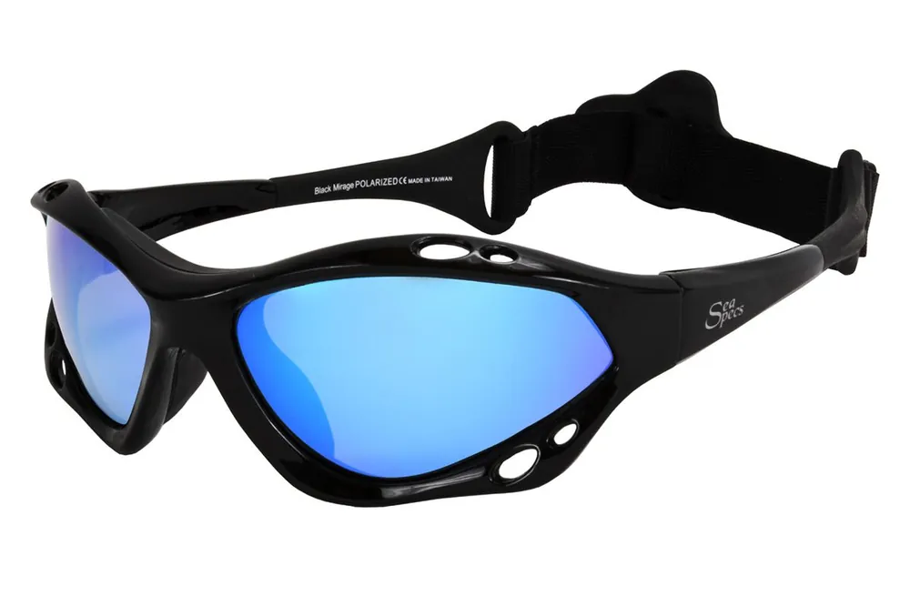 SeaSpecs Classic Black Mirage Specs Sonnenbrille · Surf und Ski // Surfline Billig