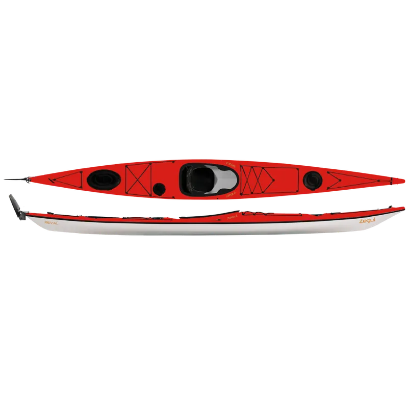 Jetzt Kaufen Zegul Reval HV A-Core Seekajak mit Flosse und Ruder · Surf und Ski // Surfline