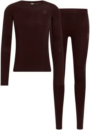 Begrenztes Angebot Odlo SET LONG PERFORMANCE EVOLUTION WARM Longsleeve & Hose fudge Warehouse One