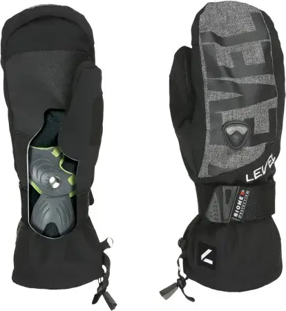 Level FLY Fäustling black/grey Warehouse One Preis Gesenkt