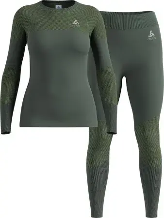 Odlo SET FUNDAMENTALS PERFORMANCE WARM WOMEN Longsleeve & Hose urban chic Warehouse One Bestseller
