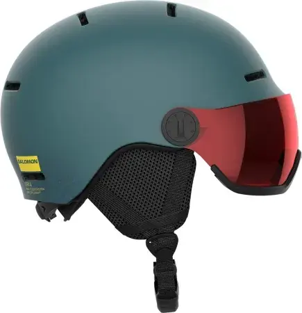 Salomon ORKA VISOR Helm north atlantic/universal flash red Warehouse One Expressversand