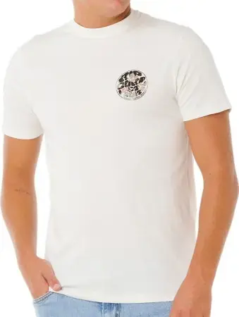Billig Rip curl WETTIE PASSAGE ICON T-Shirt bone Warehouse One