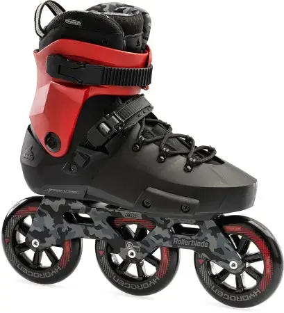 Rollerblade TWISTER 110 3WD Inline Skate black/red Warehouse One Sofort Bestellen