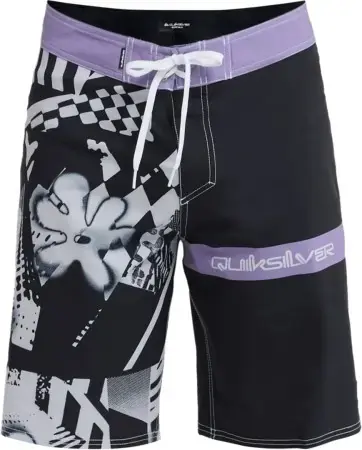 Quiksilver SURFSILK STRAIGHT 20 Boardshort black checker Warehouse One Garantierte Lieferung