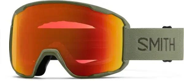 Heißes Angebot Smith PREVIEW Schneebrille fatigue green/chromapop everyday red mirror Warehouse One