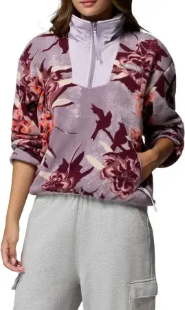 Columbia SEQUOIA GROVE PRINTED WOMEN Fleece shale purple blossoming Warehouse One Angebot