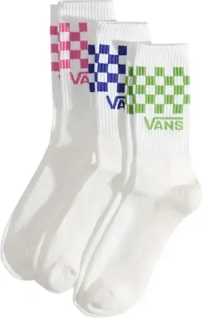 Letzte Chance Vans CLASSIC CREW ROX 3er Pack Socken pink fizz Warehouse One