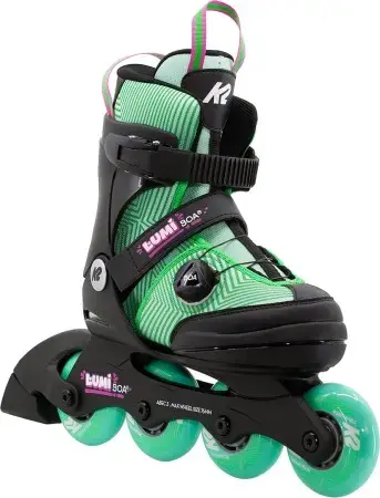 Schneller Versand K2 LUMI BOA Kinder Inline Skate watermelon Warehouse One