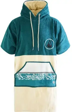 Wave hawaii COTTON VELOURS PETROL Poncho Warehouse One Begrenztes Angebot
