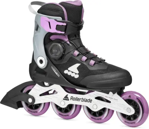 Nur Heute Rollerblade MACROBLADE 84 BOA W Inline Skate black/lavender/blue star Warehouse One