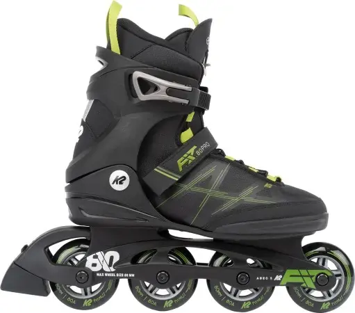 K2 F.I.T. 80 PRO Inline Skate black/olive Warehouse One Solange Der Vorrat Reicht
