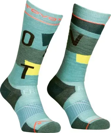 Ortovox FREERIDE LONG COZY WOMEN Socken ice waterfall Warehouse One Markenware