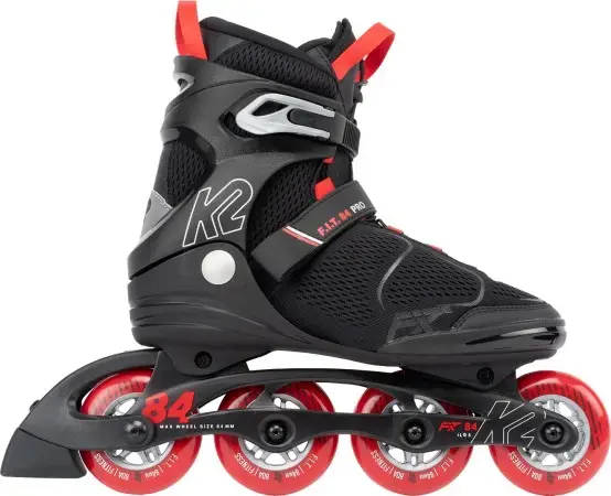 K2 F.I.T. 84 PRO Inline Skate black/red Warehouse One Neuheit