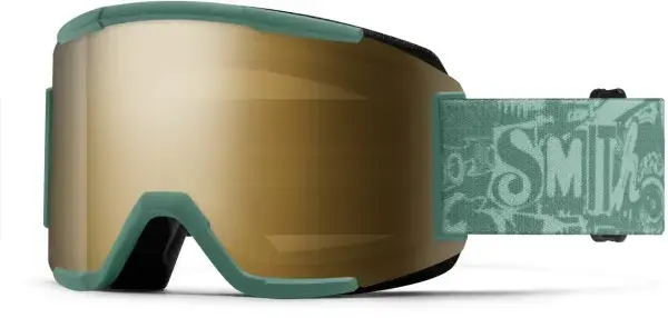 Smith SQUAD Schneebrille cactus zine/chromapop sun black gold mirror Warehouse One Neue Kollektion