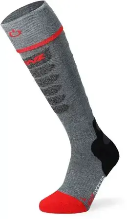 Lenz HEAT 5.1 SLIM FIT Socken grey/red Warehouse One Top-Angebot