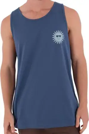 Geprüft Hurley PRINTING PRESS FOMO Tanktop grey teal Warehouse One
