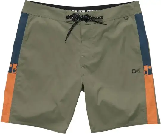 Echt Salty crew CHANNEL APEX 18 Boardshort dark olive Warehouse One