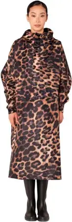 Neue Kollektion Rainkiss DARK LEOPARD Regenponcho Warehouse One